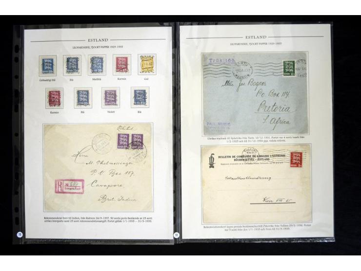 1918/41, hochinteressante Ausstellungssammlung, alle Ausgaben sehr spezialisiert nach Auflagen, Farben, Stempeln, usw. gesamm