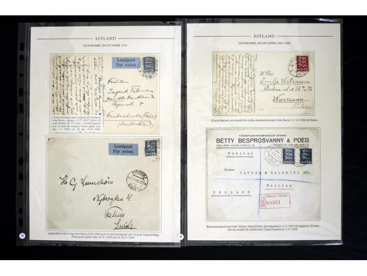 1918/41, hochinteressante Ausstellungssammlung, alle Ausgaben sehr spezialisiert nach Auflagen, Farben, Stempeln, usw. gesamm