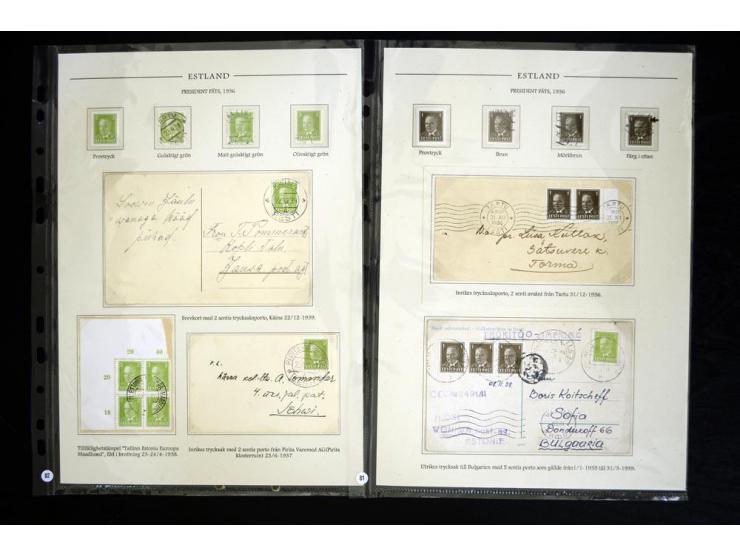 1918/41, hochinteressante Ausstellungssammlung, alle Ausgaben sehr spezialisiert nach Auflagen, Farben, Stempeln, usw. gesamm