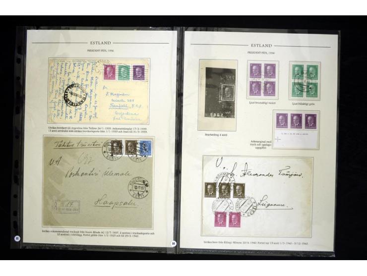 1918/41, hochinteressante Ausstellungssammlung, alle Ausgaben sehr spezialisiert nach Auflagen, Farben, Stempeln, usw. gesamm