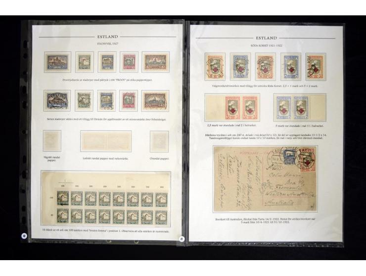 1918/41, hochinteressante Ausstellungssammlung, alle Ausgaben sehr spezialisiert nach Auflagen, Farben, Stempeln, usw. gesamm