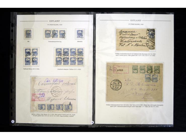 1918/41, hochinteressante Ausstellungssammlung, alle Ausgaben sehr spezialisiert nach Auflagen, Farben, Stempeln, usw. gesamm