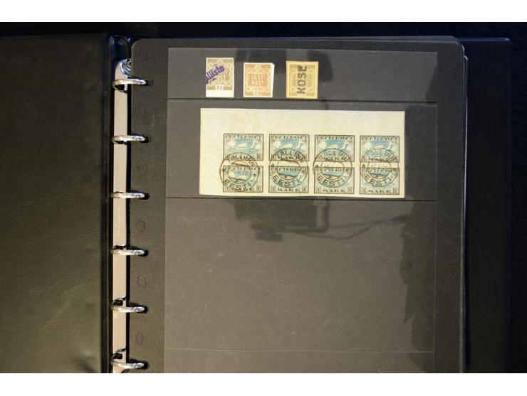 1918/40, interessante ungebrauchte/postfrische und gestempelte Sammlung mit vielen besseren Werten dabei Mi.-Nr. 46-47A/B ges