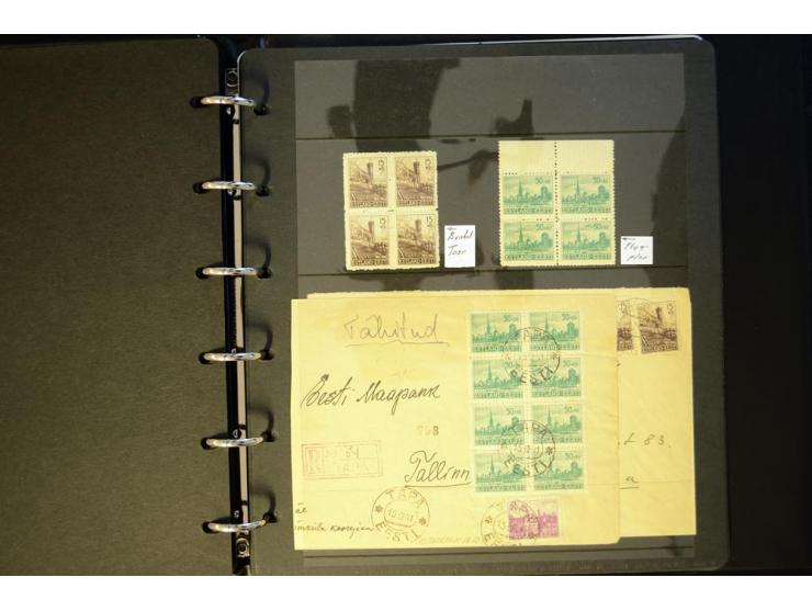 1918/40, interessante ungebrauchte/postfrische und gestempelte Sammlung mit vielen besseren Werten dabei Mi.-Nr. 46-47A/B ges