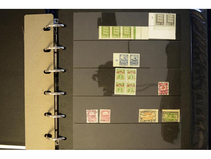 1918/40, interessante ungebrauchte/postfrische und gestempelte Sammlung mit vielen besseren Werten dabei Mi.-Nr. 46-47A/B ges