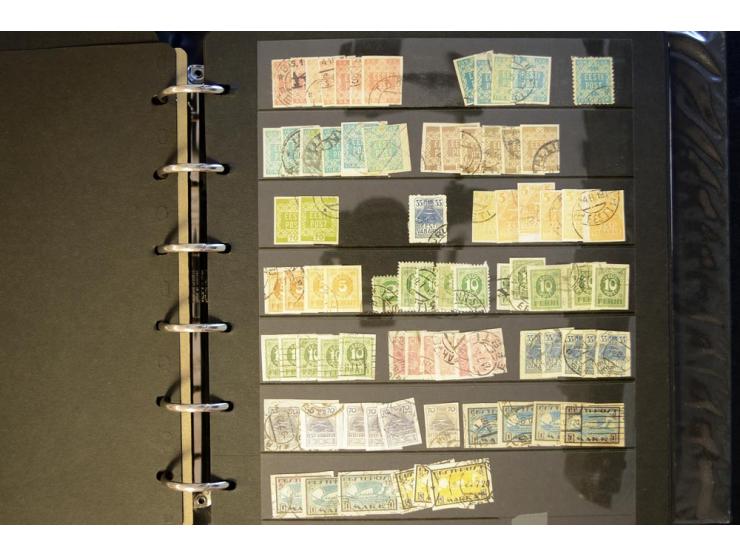 1918/40, interessante ungebrauchte/postfrische und gestempelte Sammlung mit vielen besseren Werten dabei Mi.-Nr. 46-47A/B ges
