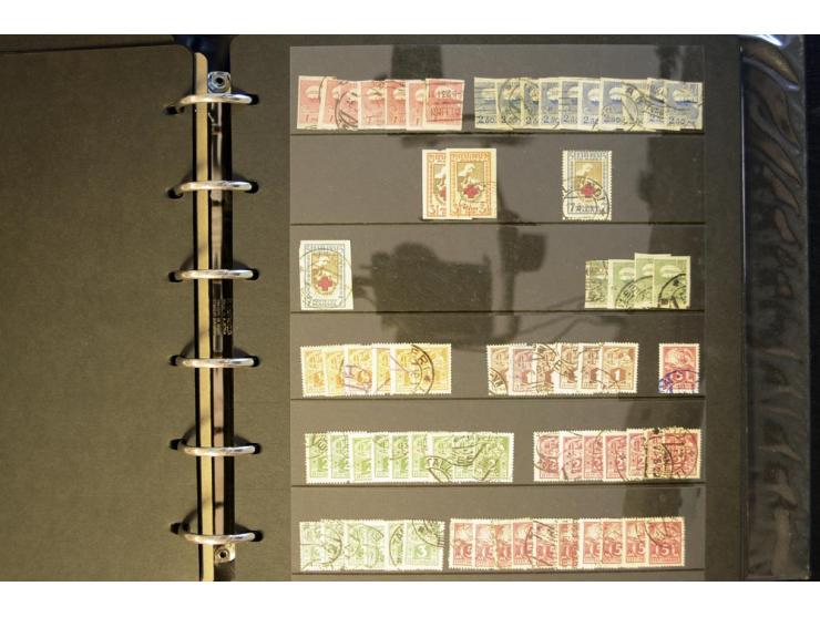1918/40, interessante ungebrauchte/postfrische und gestempelte Sammlung mit vielen besseren Werten dabei Mi.-Nr. 46-47A/B ges