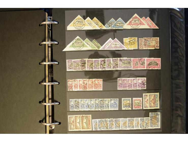 1918/40, interessante ungebrauchte/postfrische und gestempelte Sammlung mit vielen besseren Werten dabei Mi.-Nr. 46-47A/B ges