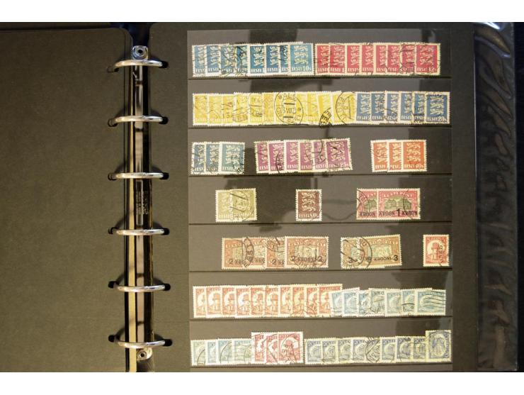 1918/40, interessante ungebrauchte/postfrische und gestempelte Sammlung mit vielen besseren Werten dabei Mi.-Nr. 46-47A/B ges