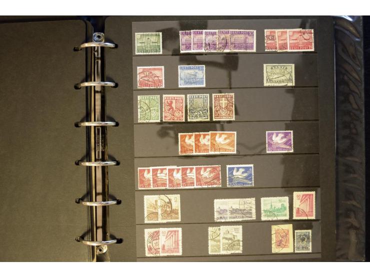 1918/40, interessante ungebrauchte/postfrische und gestempelte Sammlung mit vielen besseren Werten dabei Mi.-Nr. 46-47A/B ges