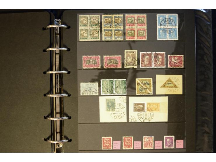 1918/40, interessante ungebrauchte/postfrische und gestempelte Sammlung mit vielen besseren Werten dabei Mi.-Nr. 46-47A/B ges