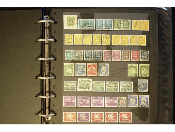 1918/40, interessante ungebrauchte/postfrische und gestempelte Sammlung mit vielen besseren Werten dabei Mi.-Nr. 46-47A/B ges