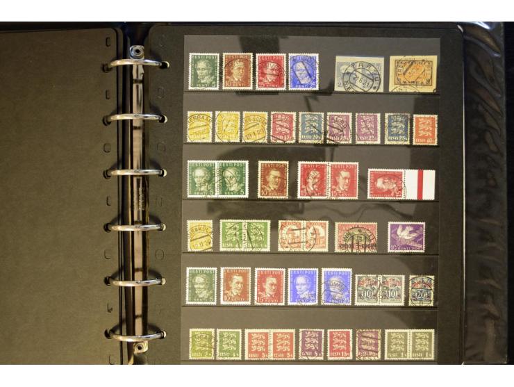 1918/40, interessante ungebrauchte/postfrische und gestempelte Sammlung mit vielen besseren Werten dabei Mi.-Nr. 46-47A/B ges