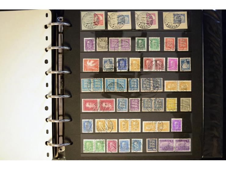 1918/40, interessante ungebrauchte/postfrische und gestempelte Sammlung mit vielen besseren Werten dabei Mi.-Nr. 46-47A/B ges