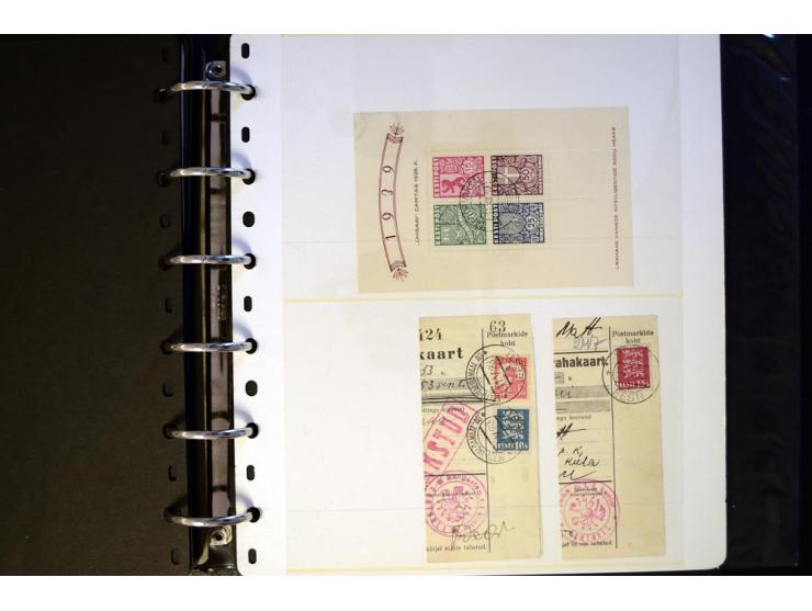 1918/40, interessante ungebrauchte/postfrische und gestempelte Sammlung mit vielen besseren Werten dabei Mi.-Nr. 46-47A/B ges