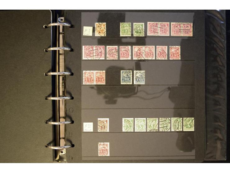 1918/40, interessante ungebrauchte/postfrische und gestempelte Sammlung mit vielen besseren Werten dabei Mi.-Nr. 46-47A/B ges