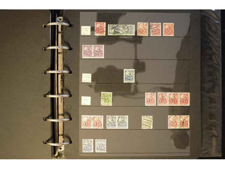 1918/40, interessante ungebrauchte/postfrische und gestempelte Sammlung mit vielen besseren Werten dabei Mi.-Nr. 46-47A/B ges
