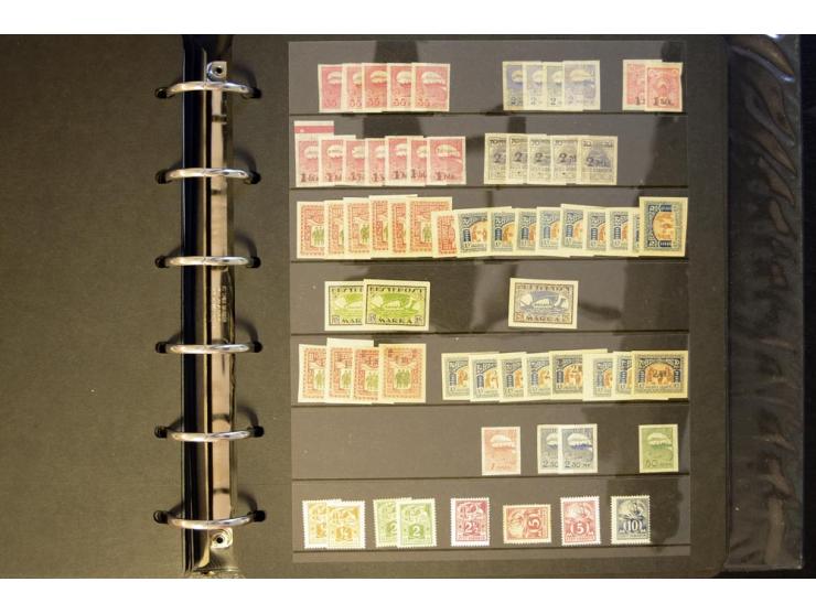 1918/40, interessante ungebrauchte/postfrische und gestempelte Sammlung mit vielen besseren Werten dabei Mi.-Nr. 46-47A/B ges