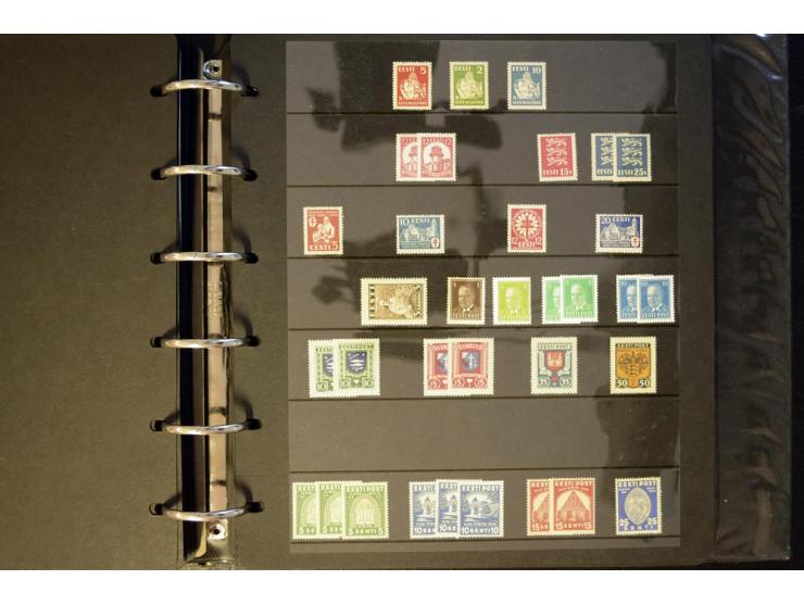 1918/40, interessante ungebrauchte/postfrische und gestempelte Sammlung mit vielen besseren Werten dabei Mi.-Nr. 46-47A/B ges
