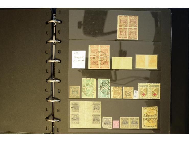 1918/40, interessante ungebrauchte/postfrische und gestempelte Sammlung mit vielen besseren Werten dabei Mi.-Nr. 46-47A/B ges