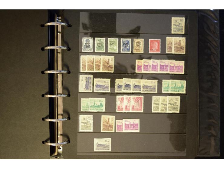 1918/40, interessante ungebrauchte/postfrische und gestempelte Sammlung mit vielen besseren Werten dabei Mi.-Nr. 46-47A/B ges