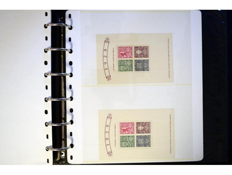 1918/40, interessante ungebrauchte/postfrische und gestempelte Sammlung mit vielen besseren Werten dabei Mi.-Nr. 46-47A/B ges