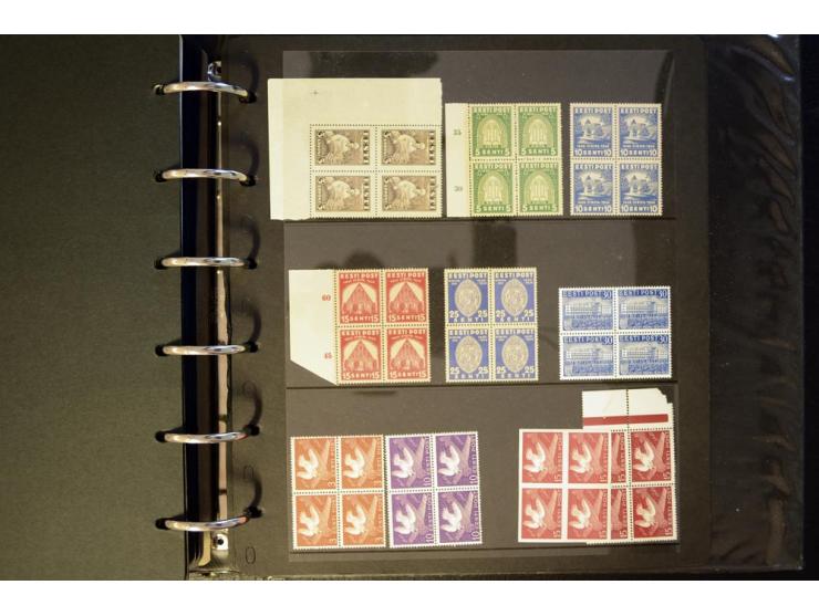 1918/40, interessante ungebrauchte/postfrische und gestempelte Sammlung mit vielen besseren Werten dabei Mi.-Nr. 46-47A/B ges