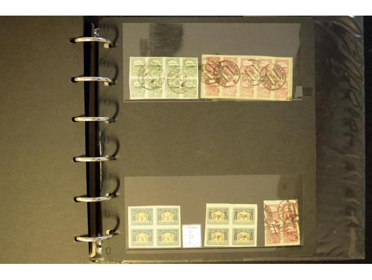 1918/40, interessante ungebrauchte/postfrische und gestempelte Sammlung mit vielen besseren Werten dabei Mi.-Nr. 46-47A/B ges