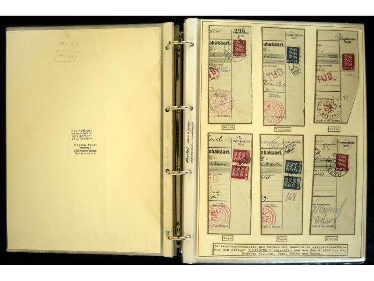 1920/40, sehr schöne ungebrauchte/postfrische und gestempelte Sammlung mit Farbvarianten, Plattenfehlern, Einheiten, mehr als