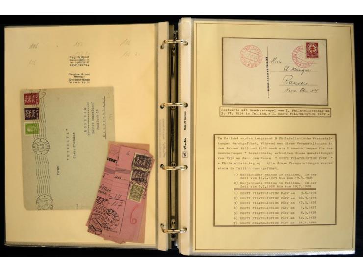 1920/40, sehr schöne ungebrauchte/postfrische und gestempelte Sammlung mit Farbvarianten, Plattenfehlern, Einheiten, mehr als