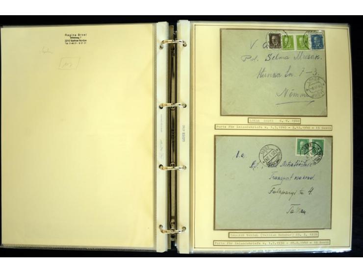1920/40, sehr schöne ungebrauchte/postfrische und gestempelte Sammlung mit Farbvarianten, Plattenfehlern, Einheiten, mehr als