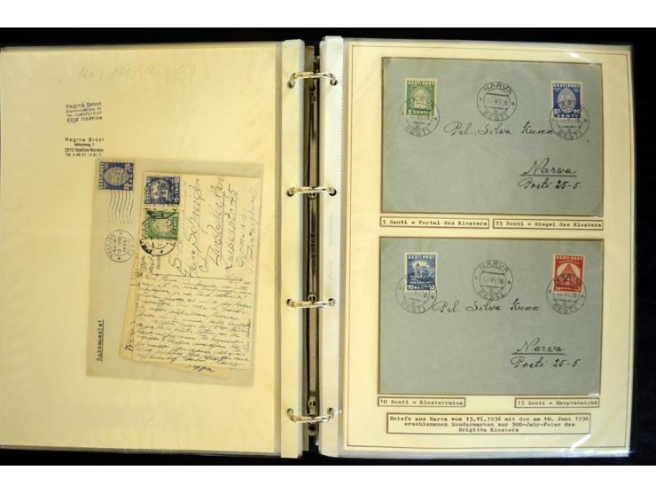 1920/40, sehr schöne ungebrauchte/postfrische und gestempelte Sammlung mit Farbvarianten, Plattenfehlern, Einheiten, mehr als