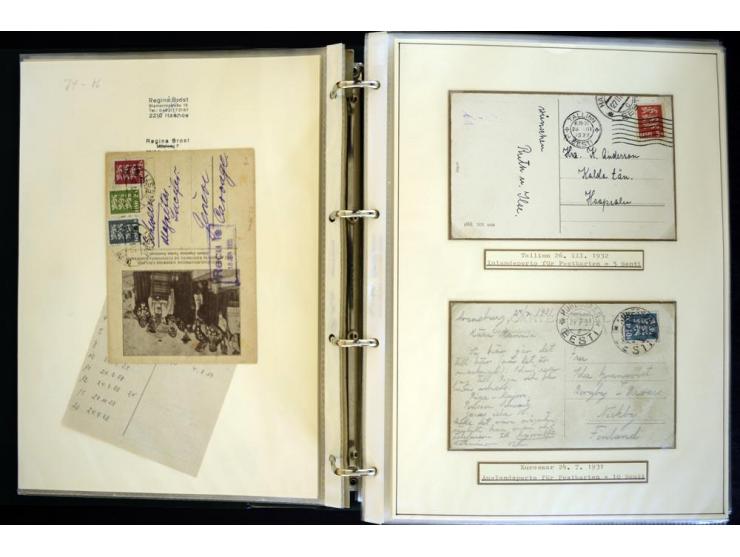 1920/40, sehr schöne ungebrauchte/postfrische und gestempelte Sammlung mit Farbvarianten, Plattenfehlern, Einheiten, mehr als