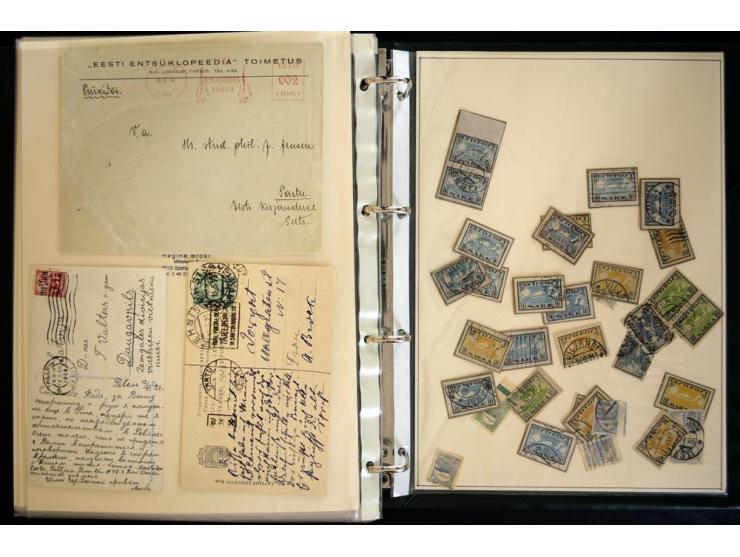 1920/40, sehr schöne ungebrauchte/postfrische und gestempelte Sammlung mit Farbvarianten, Plattenfehlern, Einheiten, mehr als