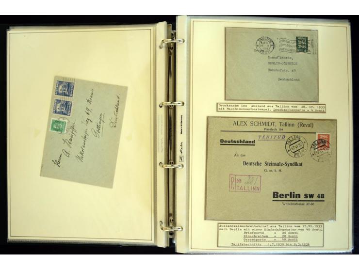 1920/40, sehr schöne ungebrauchte/postfrische und gestempelte Sammlung mit Farbvarianten, Plattenfehlern, Einheiten, mehr als