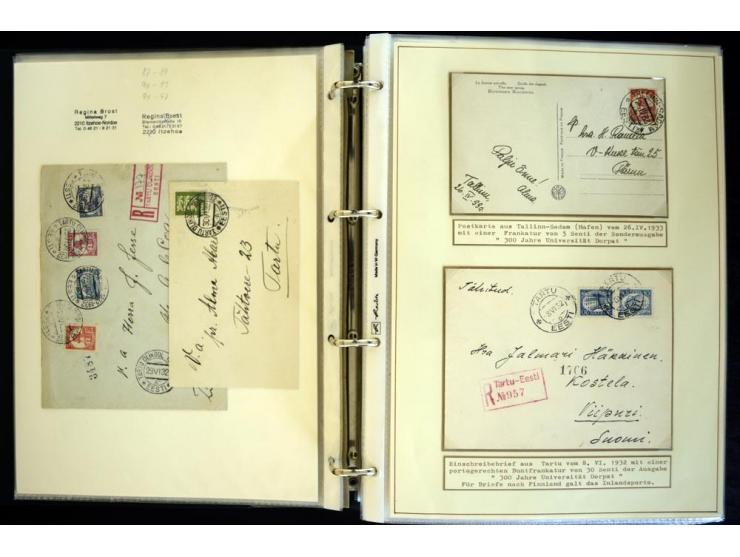 1920/40, sehr schöne ungebrauchte/postfrische und gestempelte Sammlung mit Farbvarianten, Plattenfehlern, Einheiten, mehr als