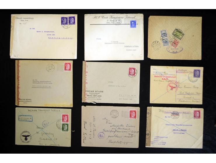 1919/43, interessante Partie von 26 Zensubriefen, meist gute Erhaltung