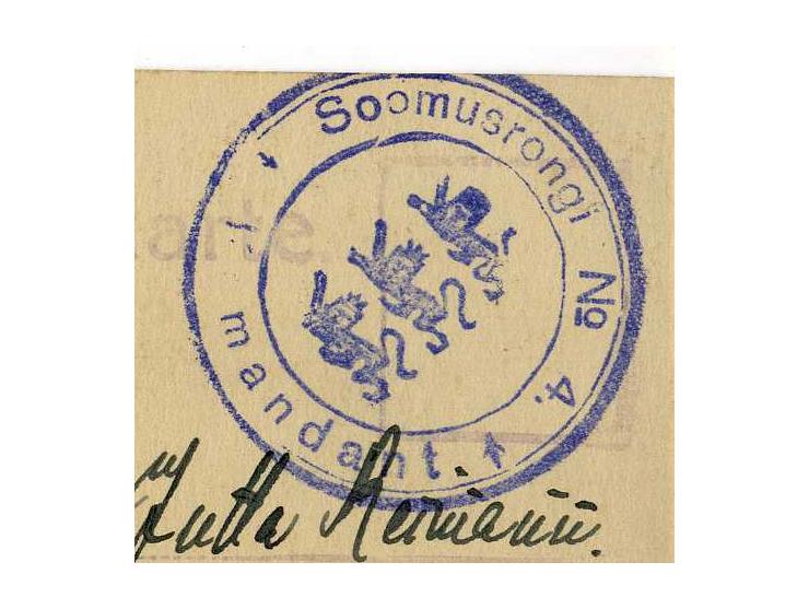 ESTNISCHER FREIHEITSKRIEG 1918/20: Interessante Partie von 14 Briefen und Karten, dabei einige bessere, gute Erhaltung