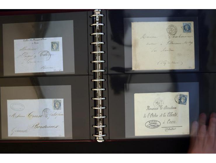 1860/62, collection with rouletted 1860, 10 kop. rose unused, 1865, 5 p. brown-lilac unused (6) single examples in varying sh