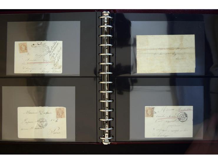 1860/62, collection with rouletted 1860, 10 kop. rose unused, 1865, 5 p. brown-lilac unused (6) single examples in varying sh
