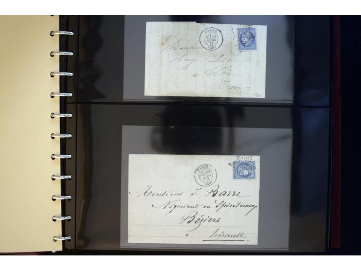 1860/62, collection with rouletted 1860, 10 kop. rose unused, 1865, 5 p. brown-lilac unused (6) single examples in varying sh
