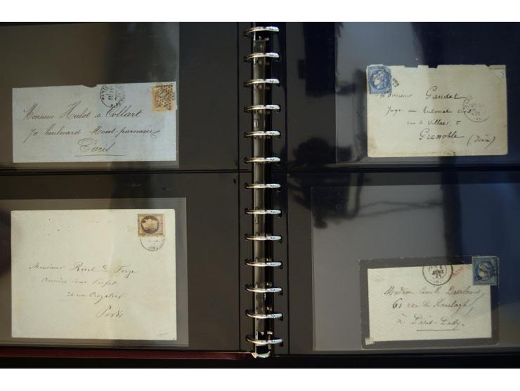 1860/62, collection with rouletted 1860, 10 kop. rose unused, 1865, 5 p. brown-lilac unused (6) single examples in varying sh