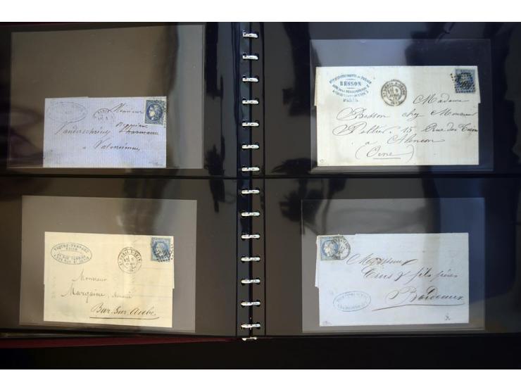 1860/62, collection with rouletted 1860, 10 kop. rose unused, 1865, 5 p. brown-lilac unused (6) single examples in varying sh