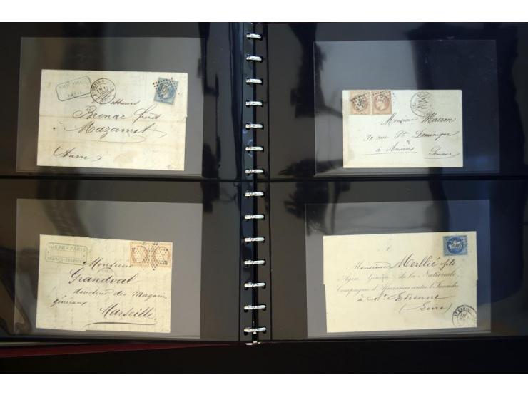 1860/62, collection with rouletted 1860, 10 kop. rose unused, 1865, 5 p. brown-lilac unused (6) single examples in varying sh