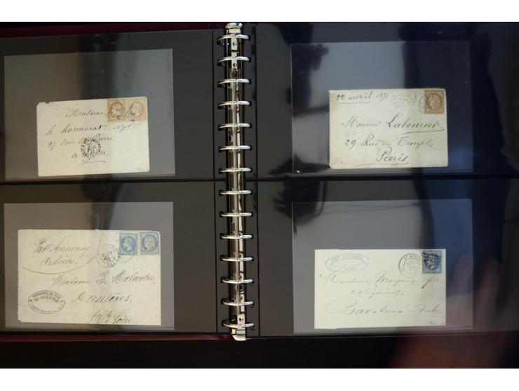 1860/62, collection with rouletted 1860, 10 kop. rose unused, 1865, 5 p. brown-lilac unused (6) single examples in varying sh