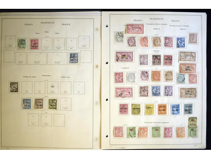 1849/1934, ungebrauchte und gestempelte Sammlung mit guten Ausgaben wie Mi.-Nr. 128-35, Porto sowie etwas Kolonien und Auslan