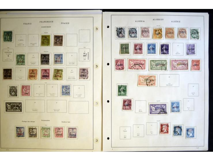 1849/1934, ungebrauchte und gestempelte Sammlung mit guten Ausgaben wie Mi.-Nr. 128-35, Porto sowie etwas Kolonien und Auslan