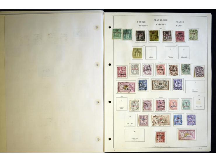 1849/1934, ungebrauchte und gestempelte Sammlung mit guten Ausgaben wie Mi.-Nr. 128-35, Porto sowie etwas Kolonien und Auslan