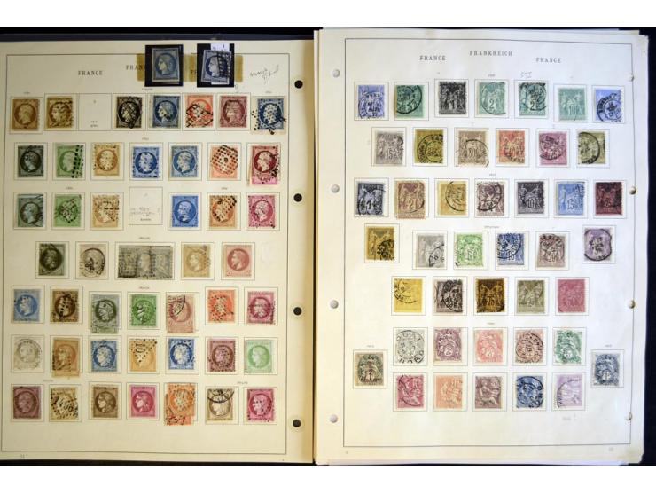 1849/1934, ungebrauchte und gestempelte Sammlung mit guten Ausgaben wie Mi.-Nr. 128-35, Porto sowie etwas Kolonien und Auslan
