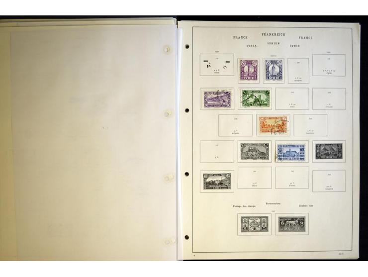 1849/1934, ungebrauchte und gestempelte Sammlung mit guten Ausgaben wie Mi.-Nr. 128-35, Porto sowie etwas Kolonien und Auslan